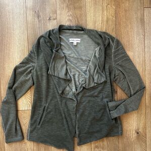 Knox Rose Sage Green Drape Top